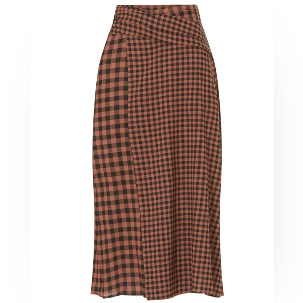 A.L.C. Eden Midi Plaid Skirt 2